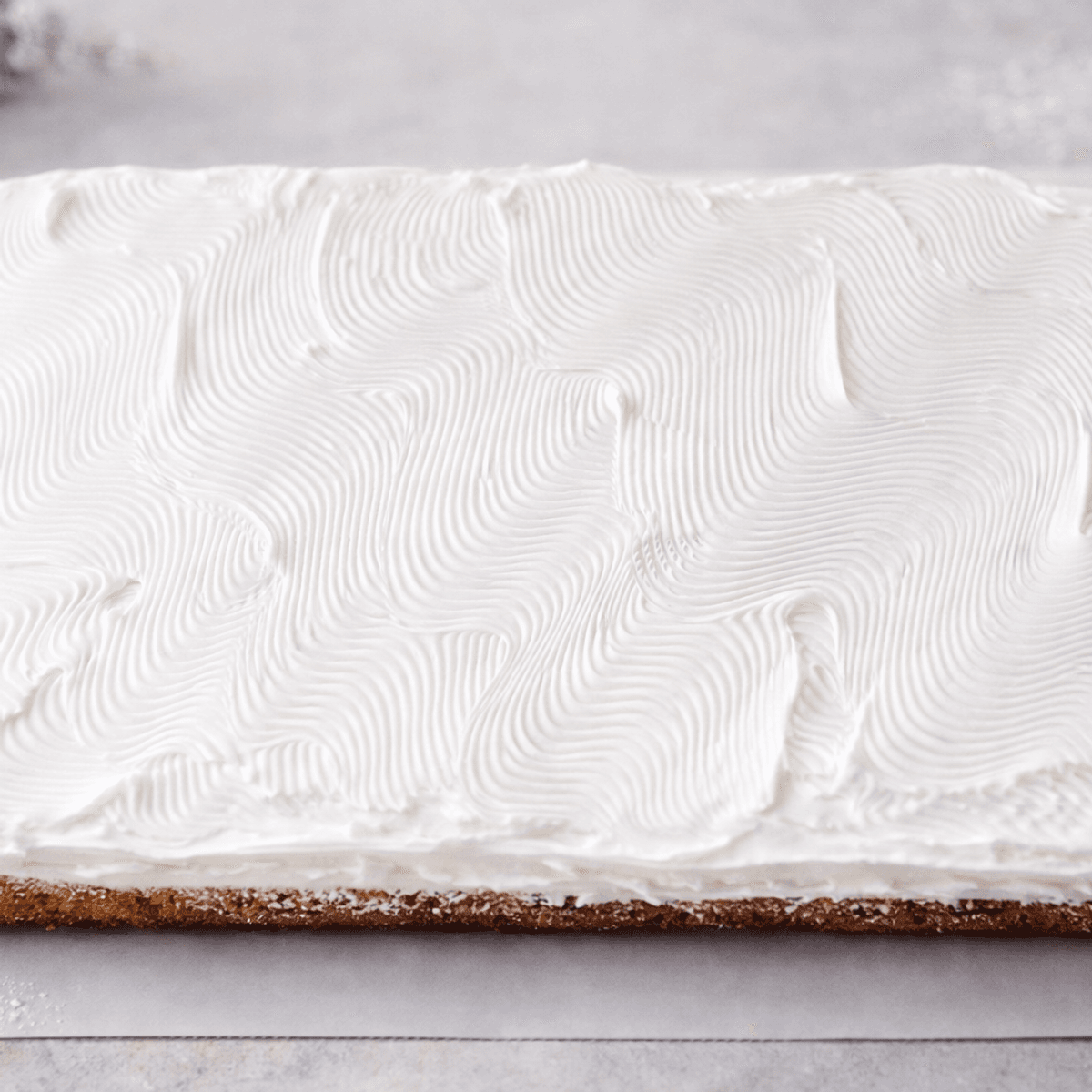 Gulrotkake med glattkrem, langpanne